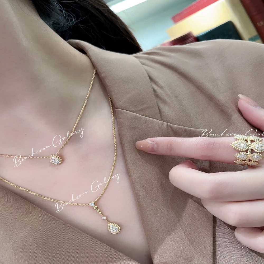 ​18K 하이엔드 미러급 부쉐론 쎄뻥보햄 목걸이 (구성품 풀박스)