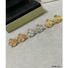 ​18K 하이엔드 미러급 반클리프 빈티지 알함브라 기요세 귀걸이 (구성품 풀박스)