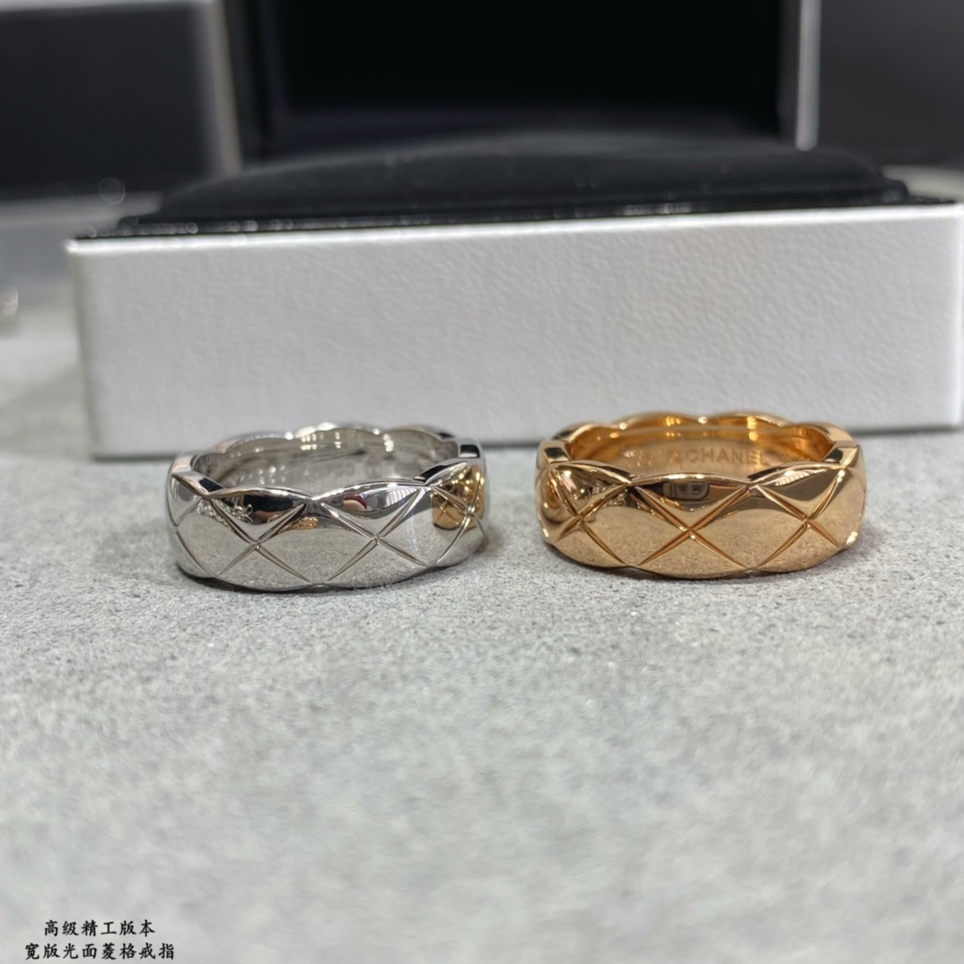 18K 하이엔드 미러급 샤넬 코코크러쉬 스몰 반지 (구성품 풀박스)