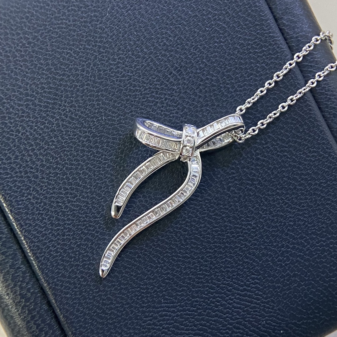 18K 하이엔드 미러급 그라프 틸다의보우 목걸이 (구성품 풀박스)