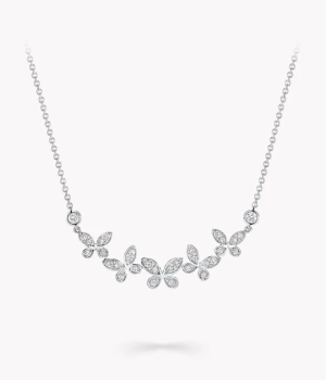 18K 하이엔드 미러급 그라프 버터플라이 쁘띠 파베 라인 펜던트 RGP837