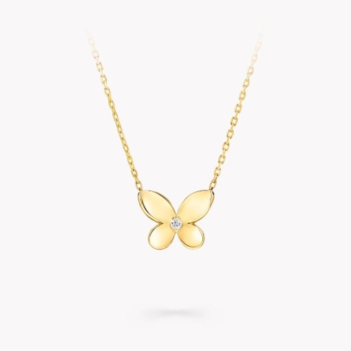 18K 하이엔드 미러급 그라프 버터플라이 미니 목걸이