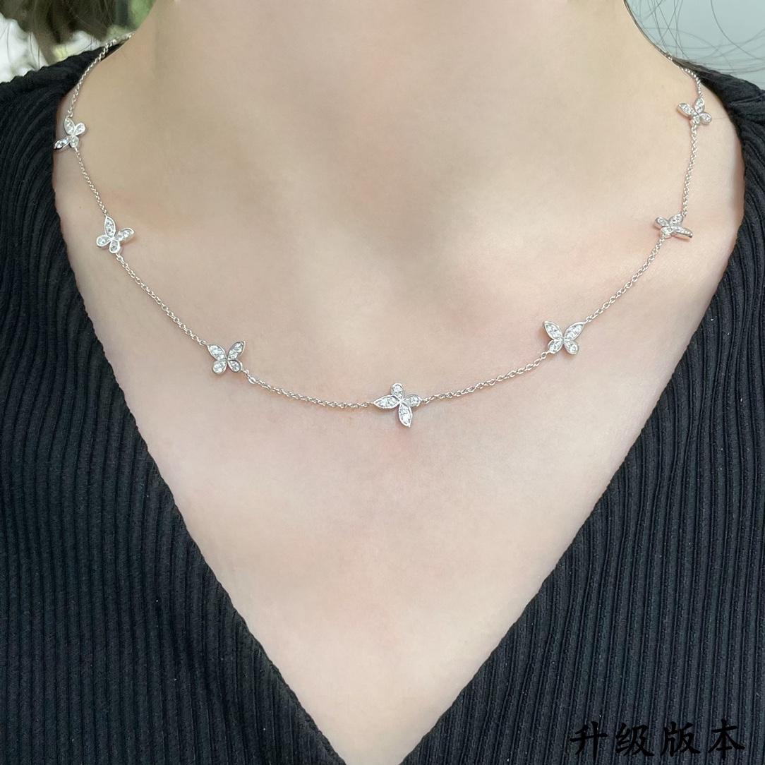 18K 하이엔드 미러급 그라프 버터플라이 실루엣 목걸이 (구성품 풀박스)