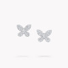 18K 하이엔드 미러급 그라프 파베 버터플라이 미니 스터드 이어링 RGE1152
