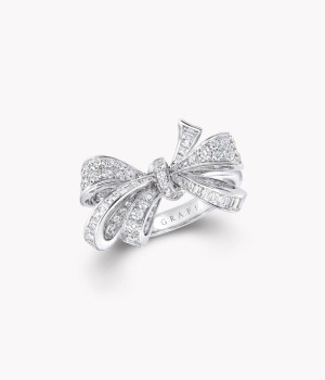 18K 하이엔드 미러급 그라프 틸다의 보우 클래식 반지 RGR507