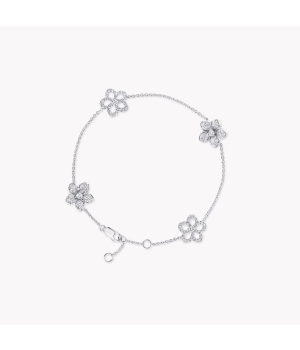 18K 하이엔드 미러급 그라프 와일드 플라워 팔찌