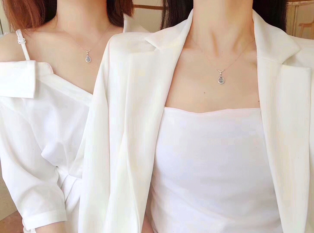 18k 하이엔드 미러급 쇼메 조세핀 아그레뜨 아쿠아마린 목걸이 (구성품 풀박스)