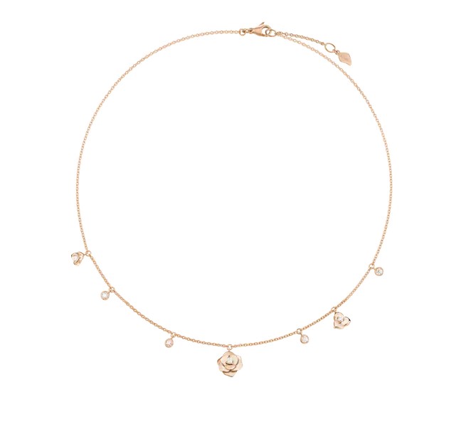 18K 하이엔드 미러급 피아제 로즈 네크리스 G37UB600