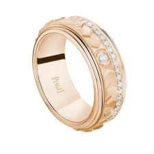 18K 하이엔드 미러급 피아제 포제션 쉐브론 패턴 링 G34P7H00