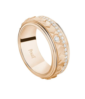 18K 하이엔드 미러급 피아제 포제션 쉐브론 패턴 링 G34P7H00