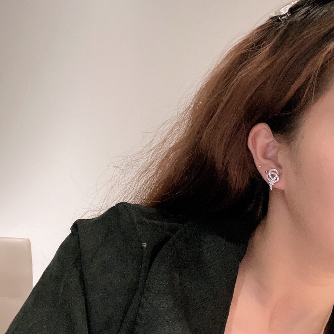 18K 하이엔드 미러급 티파니앤코 노트 귀걸이 (구성품 풀박스)