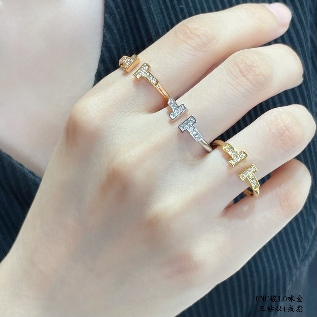 18K 하이엔드 미러급 티파니앤코 티파니T 반지 (구성품 풀박스)