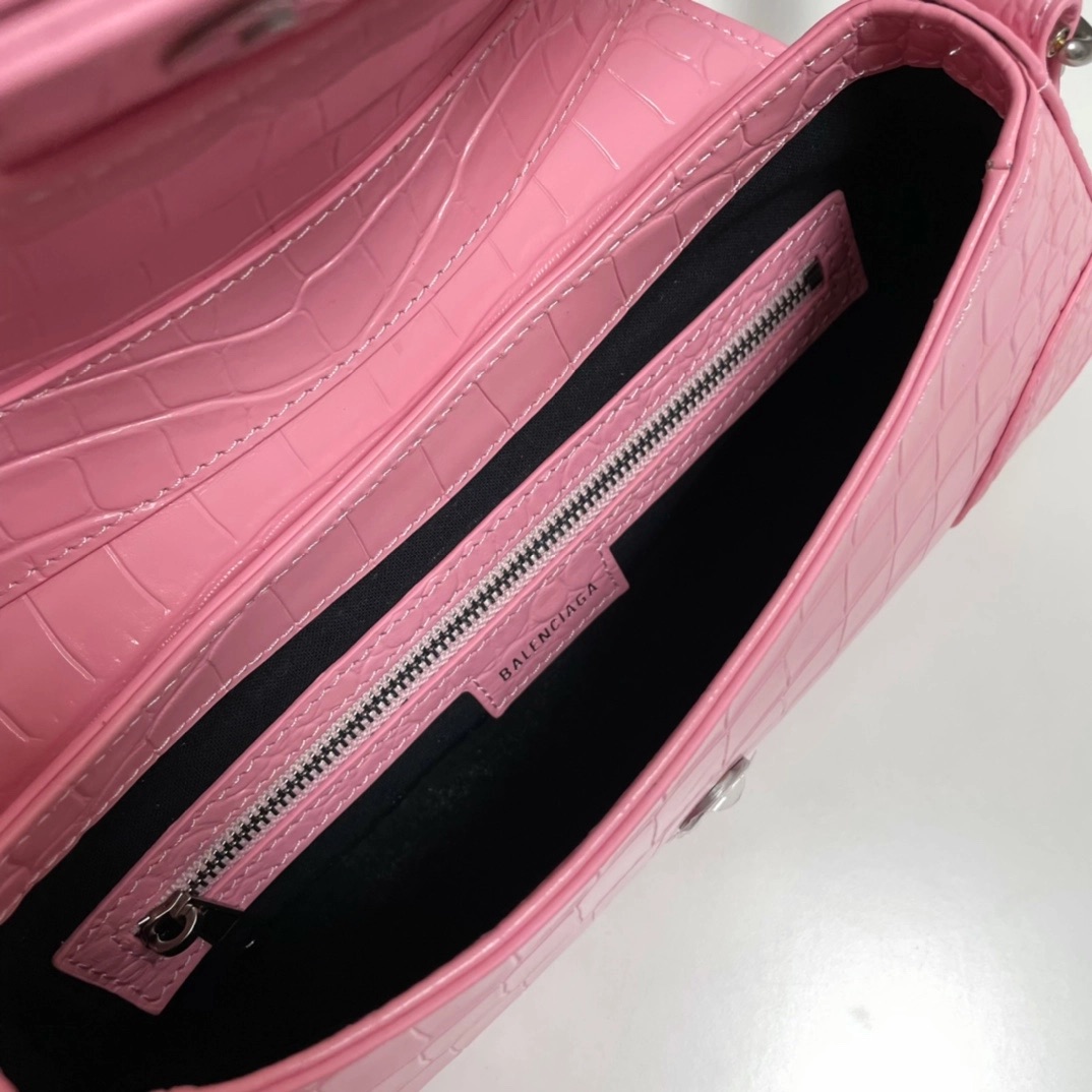 발렌시아가 린제이 숄더백 크로커다일 엠보싱