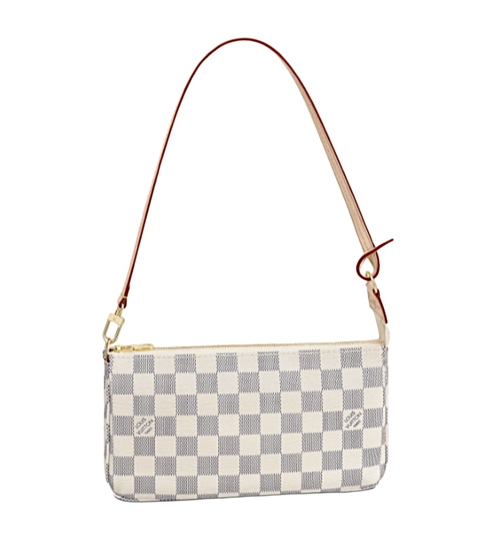 루이비통 포쉐트 악세수아 NM 다미에 아주르