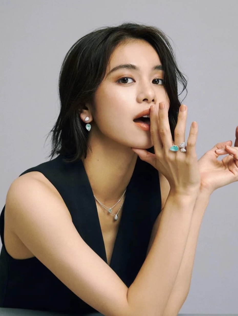 18K 하이엔드 미러급 부쉐론 쎄뻥보햄 아쿠아마린 S모티브 목걸이 (구성품 풀박스)