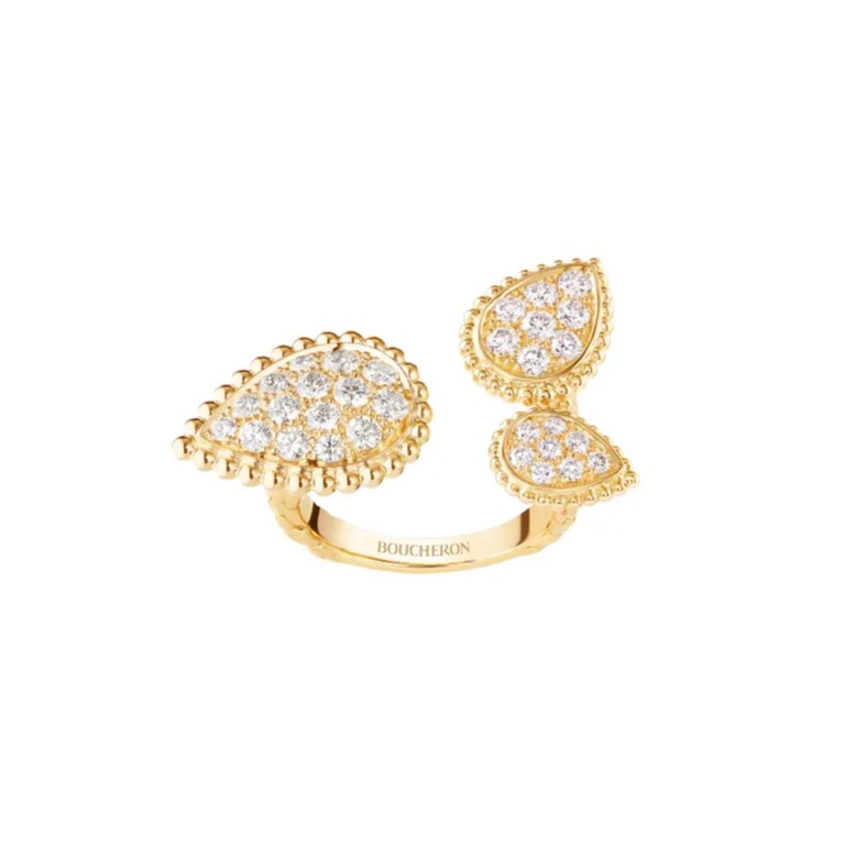 18K 하이엔드 미러급 부쉐론 쎄뻥 보헴 링 3모티브 02997