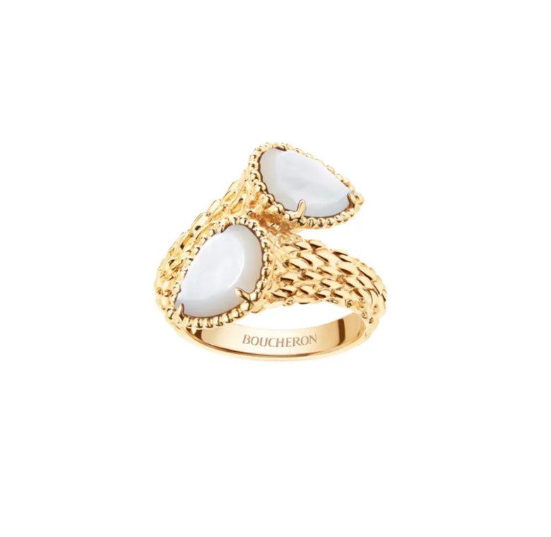 18K 하이엔드 미러급 부쉐론 쎄뻥 보헴 뚜아 에 무아 링 02798