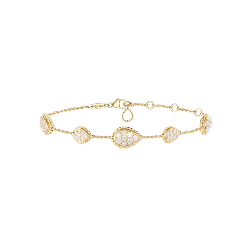 18K 하이엔드 미러급 부쉐론 쎄뻥 보헴 브레이슬릿 5모티브 00869