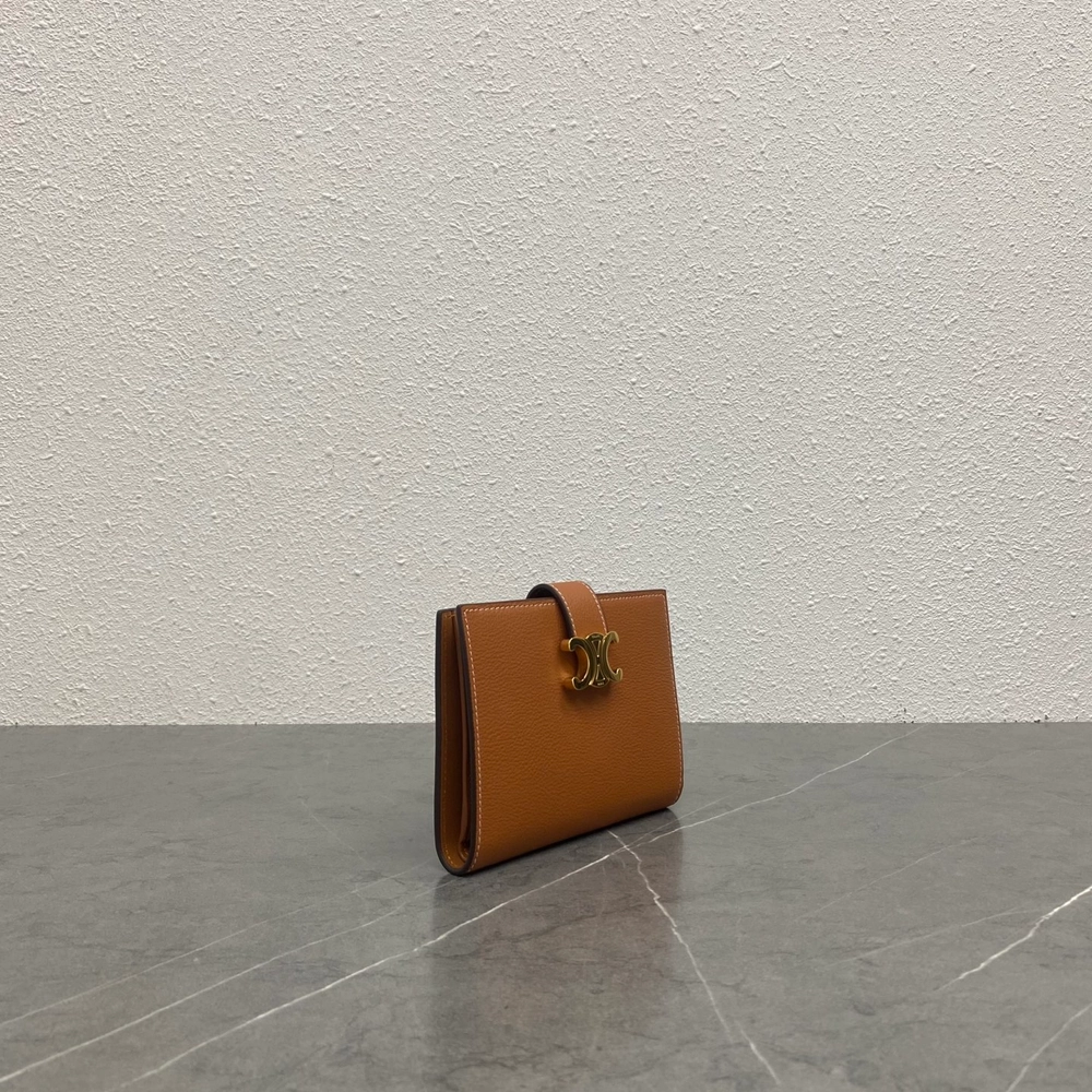 셀린느 미디엄 니노 스트랩 지갑 탠