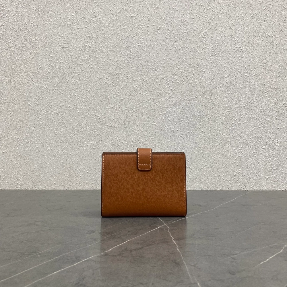 셀린느 미디엄 니노 스트랩 지갑 탠