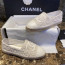 샤넬 트위드 CC Espadrille 크림