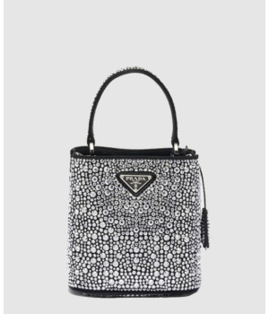 프라다 크리스탈 파니에 새틴백 1BA373