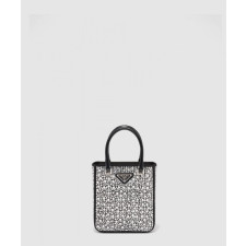 프라다 스몰 크리스탈 새틴 토트백 1BA331