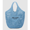 프라다 크로셰 라피아 토트백 1BG424