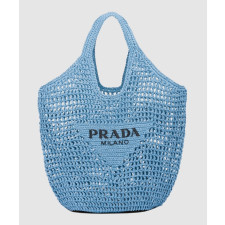 프라다 크로셰 라피아 토트백 1BG424