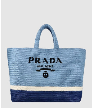프라다 라피아 라지 토트백 1BG392