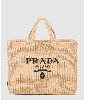 프라다 라피아 크로셰 토트백 1BG392