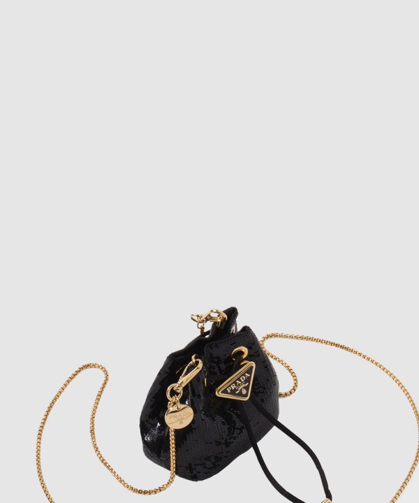 프라다 파우치 시퀸 새틴 미니 1NR016