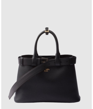 프라다 버클 벨트 미디엄 레더 핸드백 1BA434