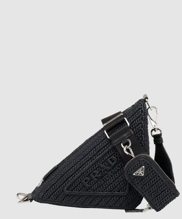 프라다 트라이앵글 크로셰 크로스백 1BH190