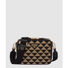 프라다 자수 패브릭 프라다 심볼 백 2VH069