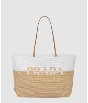 프라다 크로셰 라피아 숄더백 1BG442