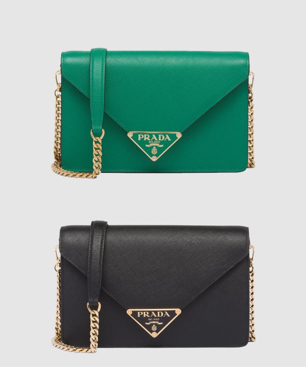 프라다 사피아노 레더 숄더백 1BD318