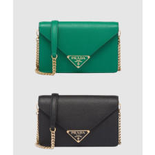 프라다 사피아노 레더 숄더백 1BD318