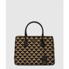 프라다 심볼 자수 갤러리아 가죽백 1BA274