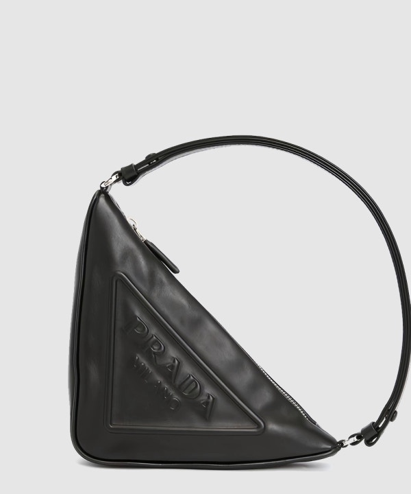 프라다 트라이앵글 레더 파우치 1NQ043