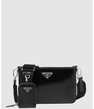 프라다 브러시드 레더 파우치 2VH129