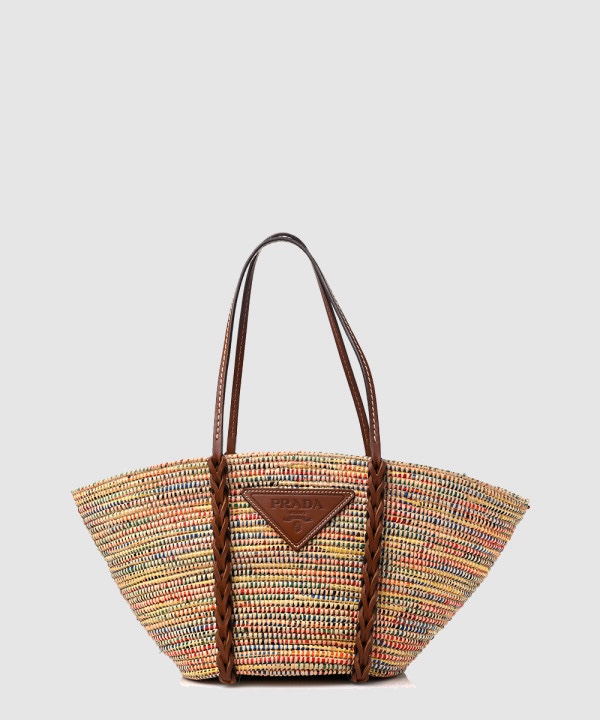 프라다 스트로우 바스켓 토트백 1BG312