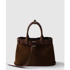 프라다 버클 벨트 미디움 스웨이드백 1BA434