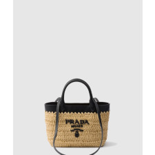 프라다 미니 크로셰 가죽 토트백 1BG501