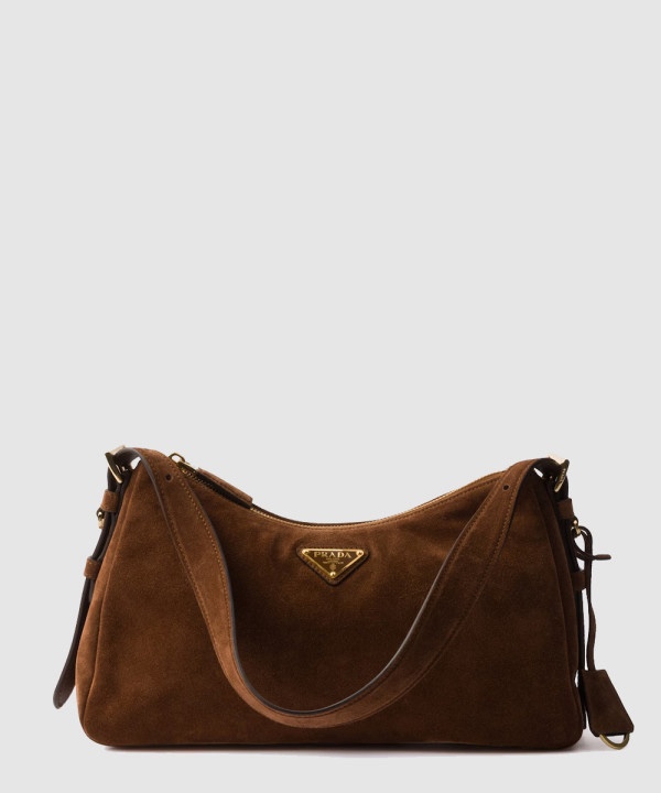 프라다 에메 미디엄 스웨이드 숄더백 1BC229