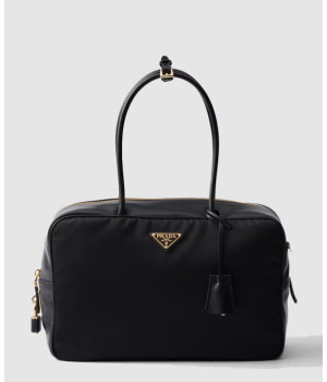 프라다 리나일론 패드락 라지 탑 핸들백 1BB131