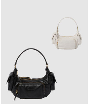 미우미우 레더 포켓 숄더백 5BC146