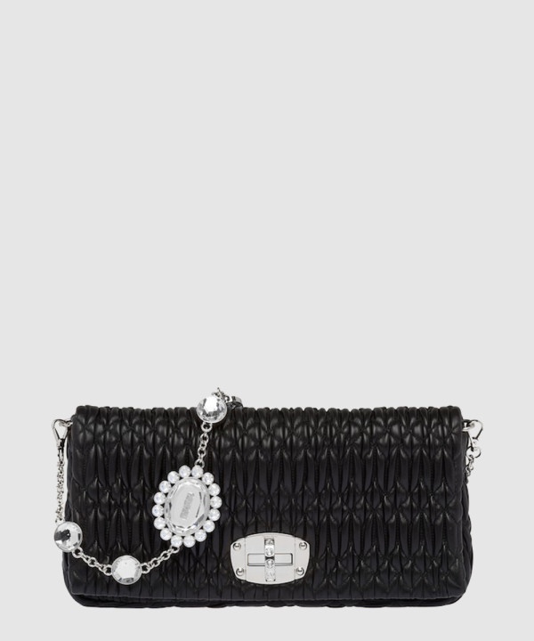 미우미우 아이코닉 크리스탈 가죽백 5BD233