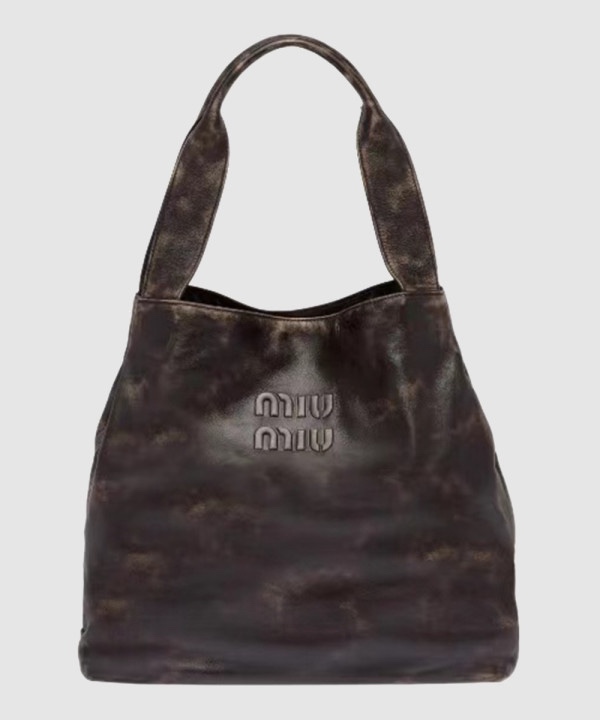 미우미우 레더 호보 숄더백 5BC119