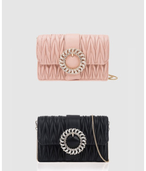 미우미우 마테라쎄 크리스탈 숄더백 5BH095